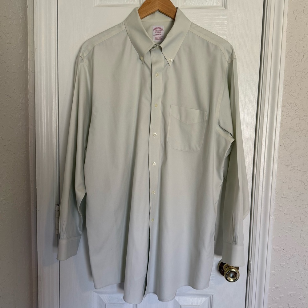 Brooks brothers Madison Non-Iron American Sulpima Cotton Casual Button Down 16.5